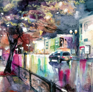 عکس باکیفیت خیابان شبانه